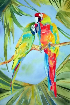  Birds Tableaux - perroquets chatter les oiseaux